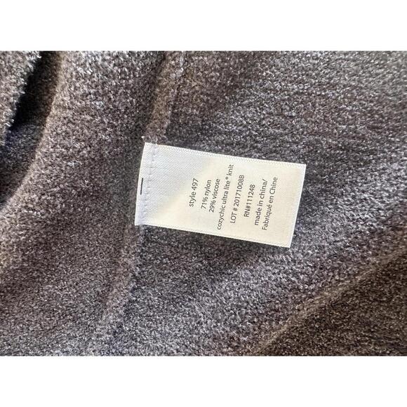 NWT Barefoot Dreams Cozychic Ultra Lite Sleeveless Long Cardigan Pacific Blue XL - Picture 11 of 12